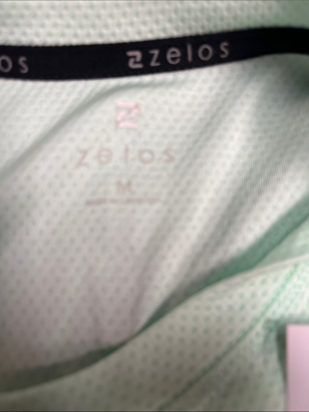 ZELOS Soft Mint Performance Tee - Picture 4 of 6